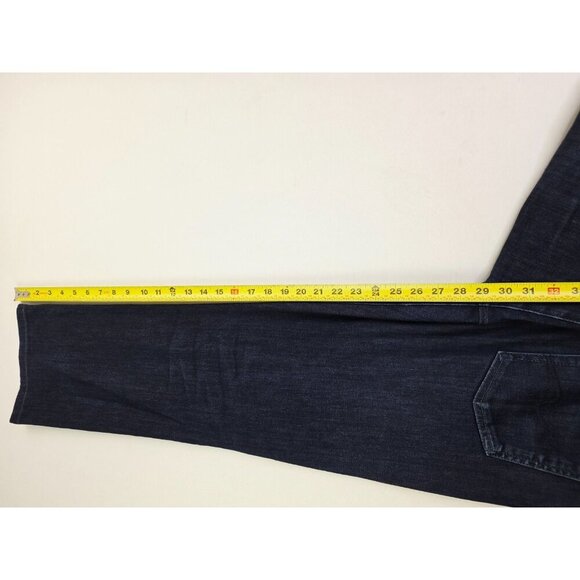 7 For All Mankind Size 33X29 Mens Standard Straight Blue Denim 5 Pocket Jeans - Picture 2 of 11